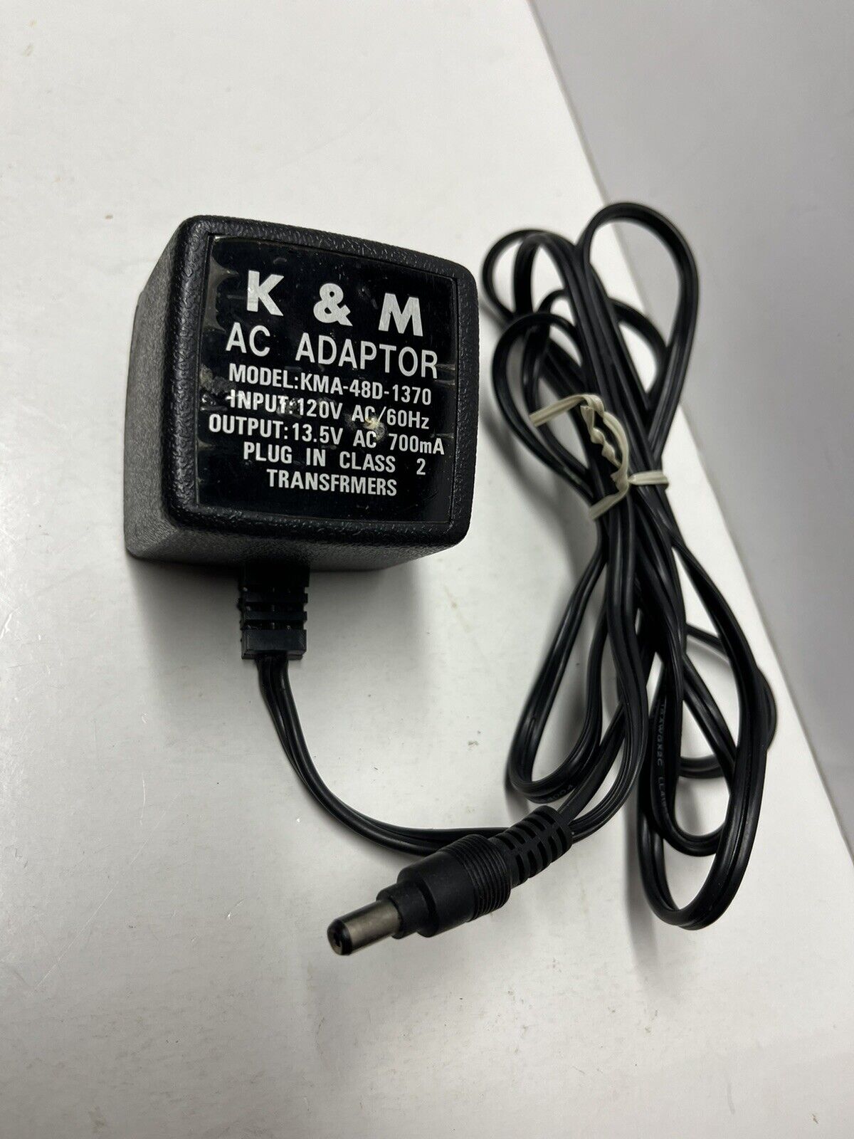*Brand NEW* K & M AC Adaptor 13.5V KMA-48D-1370 AC 700mA AC DC ADAPTER POWER SUPPLY - Click Image to Close